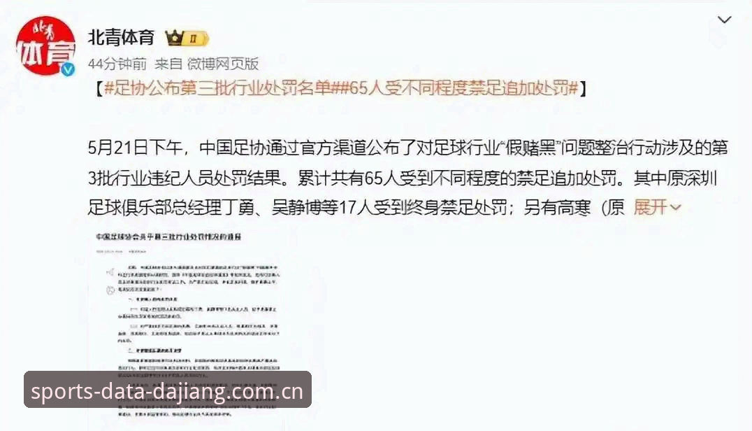 大江体育官网入口 中国足协第三批禁足名单深度评测:从大江体育数据看行业反腐风暴
